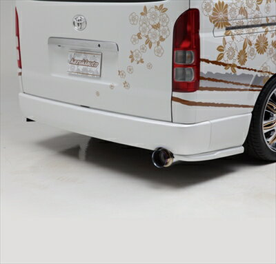 ハイエース 200系 3型 ワイドボディ Urban Style リアアンダーフィン ゴールドメタリック (593)