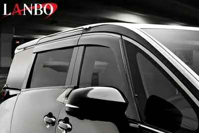 40系 ヴェルファイア LANBO スタイリッシュサイドバイザー ブラックメッキモール