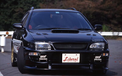 IMPREZA GC GF D.E type フロントグリル 塗装済み