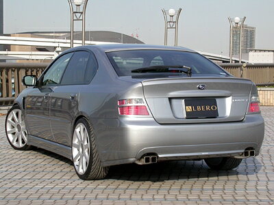 レガシィ BL A〜Ctype ALBERO トランクスポイラー 塗装取付込