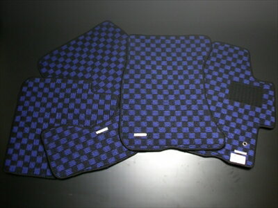 レガシィセダン BE フロアマット 5枚セット カラー：ブルー x ブラック
