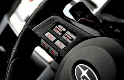 レガシィ ツーリングワゴン BR カーボンステアリングベゼル スイッチ無し ブラックカーボン