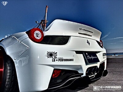 ｢納期2-2.5ヶ月前後｣ FERRARI 458 LB☆WORKS Rear Wing ver.2 カーボン製