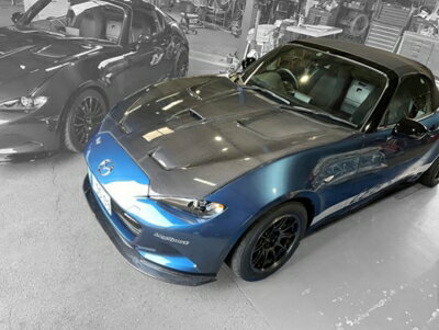 ロードスター ND エアロボンネット カーボン 素地