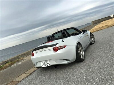 ロードスター ND5 ダックエンドスポイラー カーボン製 クリア塗装済み