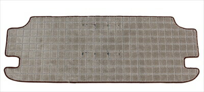 ハイエース 200系ワイド III型 トヨタ車体特別架装車専用 ラゲッジマット ワッフル地 ブラック フチカ..