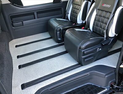 ハイエース 200系 トヨタ車体特別架装車専用 パーソナル リアクッションフロア 2016.9〜 ロング用 パール