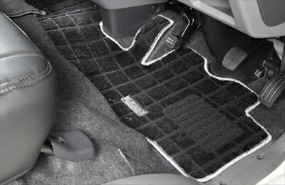 NV350キャラバン ナローバンDX (9人乗り) ワッフルフロアーマット マットカラー：ブラック/フチ：スー..