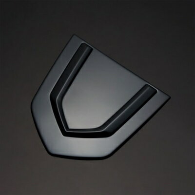 アルファード 30系 後期 フェガーリ マークレスエンブレムカバー ブラック＆ブラッククローム