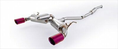 BMW 3 Series F30 LAPTORR EXHAUST SYSTEM 304tb パープルチタンテール 取付込