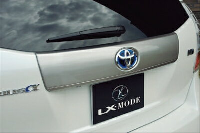 プリウスアルファ α 40系 カラードリアガーニッシュカバー ブラック 取付込