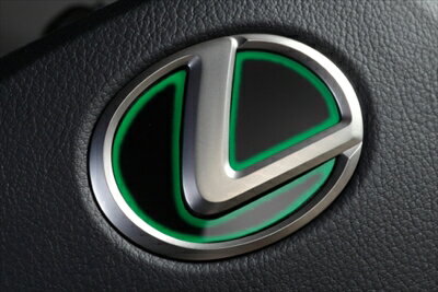 LEXUS GS 10系 LXステアリングエンブレムカラードベース LEXUS Type 2 グラデーション グリーン
