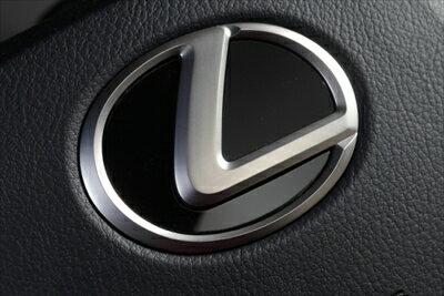LEXUS GS 10系 LXステアリングエンブレムカラードベース LEXUS Type 2 ソリッド ブラック