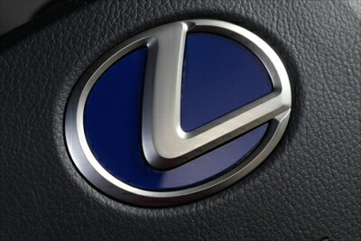 LEXUS IS 30系 LX ステアリングエンブレムカラードベース タイプ2 ソリッドブルー