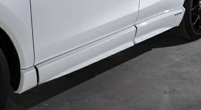 80系 ハリアー LXカラードサイドロッカーパネル メーカー塗装品 070 ホワイトパールクリスタルシャイン