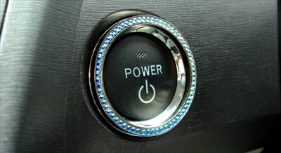 LEXUS RX450h/350/270 LXラインストーンリング　エンジンスタート/ストップ フック無し　クリスタル