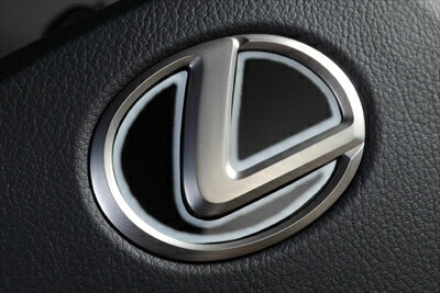 LEXUS NX 10系 LXステアリングエンブレムカラードベース レクサスTYPE-2 （~2020/7）グラデーションカラー ホワイト