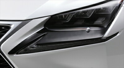 LEXUS NX300h/200t LXヘッドランプアンダーガーニッシュ前期（2014/7-2017/8） ヘッドランプクリーナー無車用 カーボン製 塗装済 (クリア)