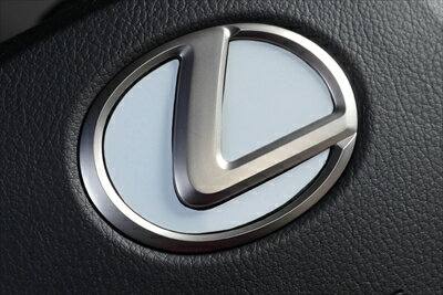 LEXUS NX 10系 LXステアリングエンブレムカラードベース レクサスTYPE-2 （-2020/7） ソリッドカラー ホワイト