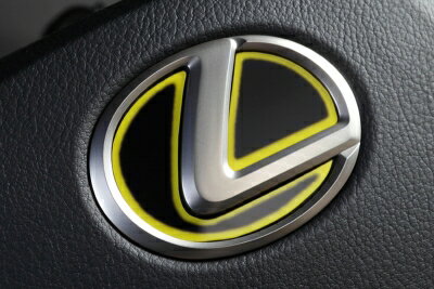 LEXUS NX 10系 LXステアリングエンブレムカラードベース レクサスTYPE-1 (2020/7-) グラデーションカラー イエロー