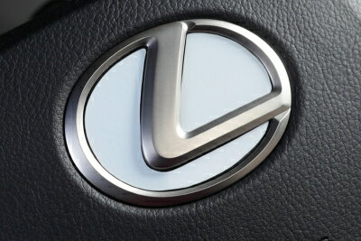 LEXUS NX 10系 LXステアリングエンブレムカラードベース レクサスTYPE-1 (2020/7-) ソリッドカラー ホワイト