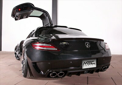 MEC Design BENZ SLS W/A197 Rear Bumper 塗装取付込