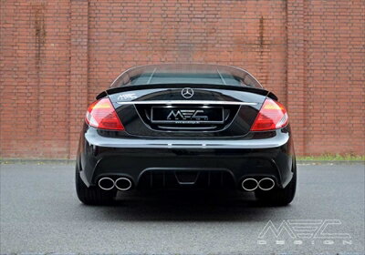 BENZ CL W216 MEC Design Rear Spoiler 3pieces 塗装取付込