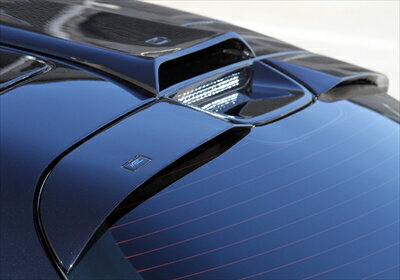 MEC Design BENZ SLS W/A197 Window Spoiler 2pc in Carbon Finish クリア塗装済み