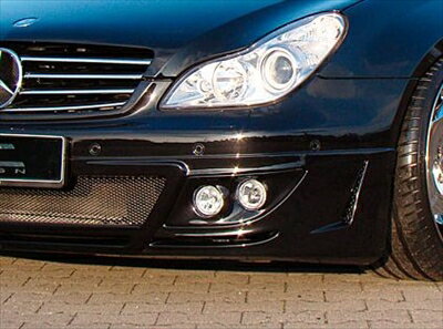 MEC Design BENZ CLS W219 Lighting Set LED (black) for MEC Design front bumper 取付込
