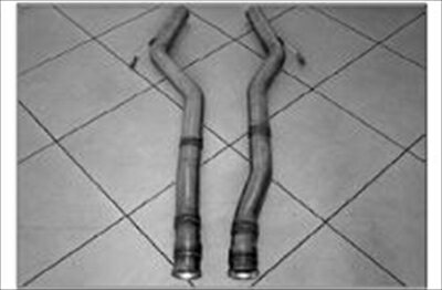 BENZ CL W216 MEC Design Front Muffler spare pipes for 63er + 65er AMG for W216 CL63 + CL65 AMG Loud Version