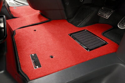 シルビア S13 フロアマット フェアリー マットカラー：ベージュ/ヒールパッドフレーム無