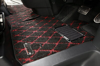 レガシィ B4 BE系 フロアマット シングルダイヤ ヒールパッドフレーム無
