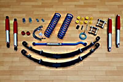 ランドクルーザー GRJ76 TERRA サスペンションキット 約2.5インチUP (キャスタードリーム仕様/ウインチ付き用フロントコイルスプリング)