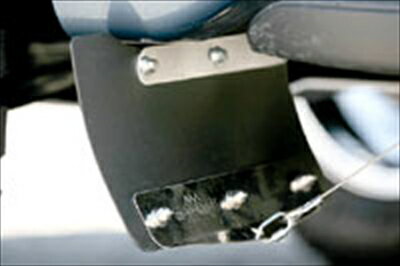 プラド 150系 フロントマッドフラップ ブラック