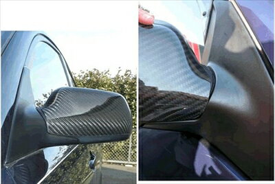 アクセラ セダン/スポーツ BK#P カーボンミラーカバー ※車検証必要 クリア塗装済み