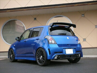 スイフトスポーツ ZC#1 リアウイング JWRCタイプカーボン ※車検証必要 クリア塗装済み