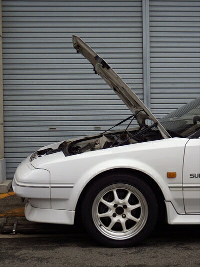 MR2 AW11 ボンネットダンパー フロント用 ブラックカーボン ※車検証必要