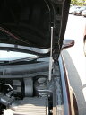 VW GOLF4 ボンネットダンパー シルバーカーボン ※車検証必要