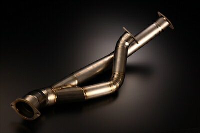 スカイライン GT-R BNR34 MIDORI チタンフロントパイプ φ90