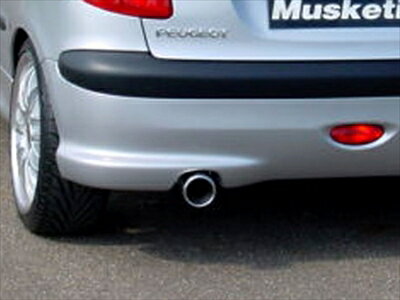 PEUGEOT 206 HB/CC スポーツサイレンサー シングル 114x86mm