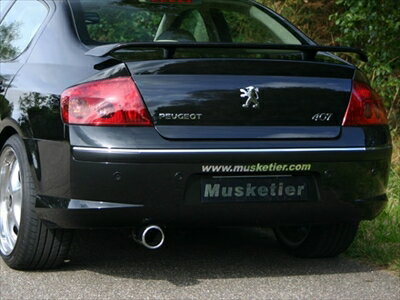 PEUGEOT 407 スポーツサイレンサー シングル StationWagon 2.2L エンド形状 90mm
