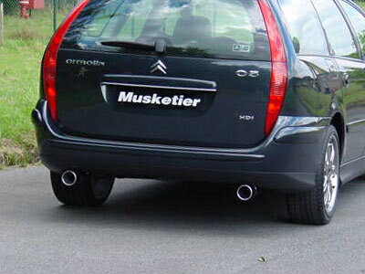 CITROEN C5 II スポーツサイレンサーシングル L/R Break 3.0L 101mm