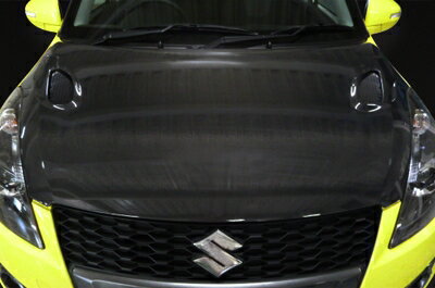 スイフトスポーツ CBA-ZC32S MSEエアアウトレットカーボンフード 平織りカーボン製