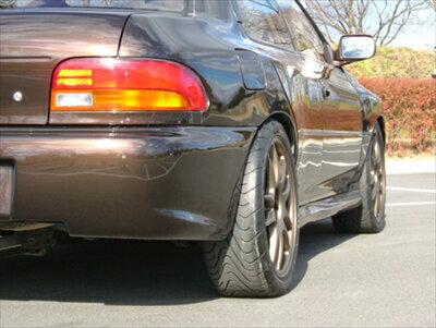 IMPREZA GC8 WRCタイプ リアブリスターフェンダーキット FRP製 ドア張り付けタイプ