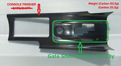 GT-R R35 07-12y コンソールフィニッシャー