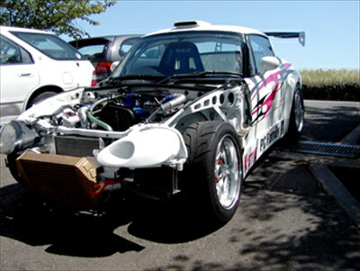 カプチーノ ヘッドライトインテークカバー (片側) 塗装取付込