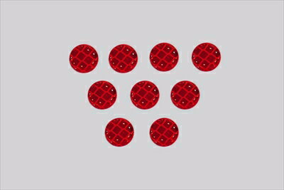 アルファード 30系 ノブレッセリアディフューザー用 バックフォグタイプ反射シート (9個入り)