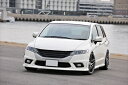 オデッセイ RB3/4 グリル一体式フロントバンパー タイプPS カメラ非対応 塗装済み