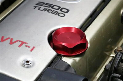JZX90 チェイサー 1JZ/2JZ搭載車用 ワンタッチ式オイルフィラーキャップ レッド