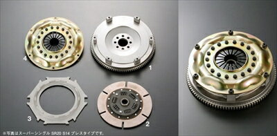 ランサーエボ 1-3 CD9A/CE9A OS スーパーシングルクラッチ プレスカバータイプ セット